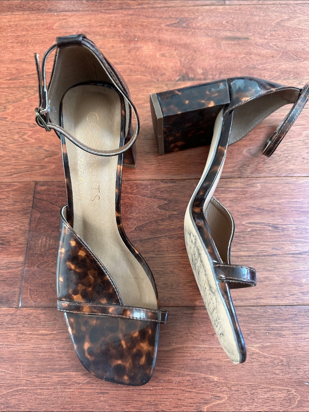 Coconuts by Matisse Tortoiseshell Block Heel Sandals